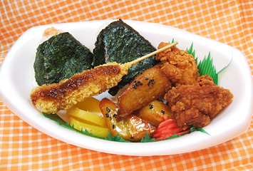 おにぎりセット：群馬県産鶏肉・さつまいも