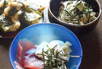 大和芋料理いろいろ