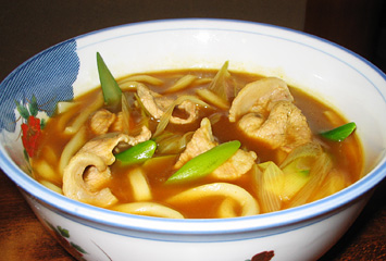 カレーうどん・そば:650円(秋冬には、下仁田葱を使用します)